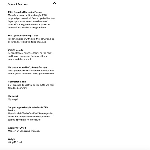 Women's Better Sweater Fleece Jacket Grey - Picture 4 of 6